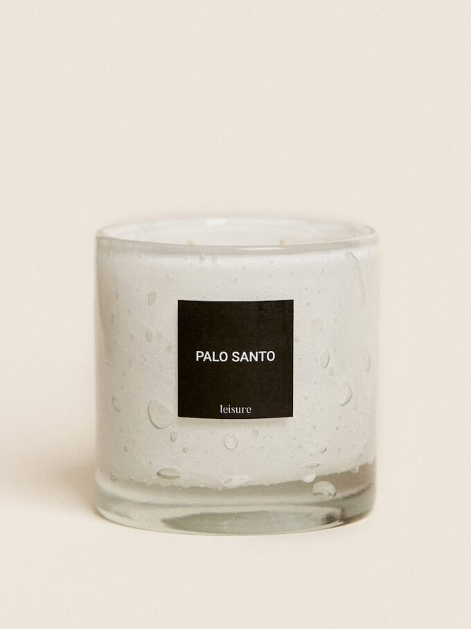 Palo Santo Scented Candle in glass